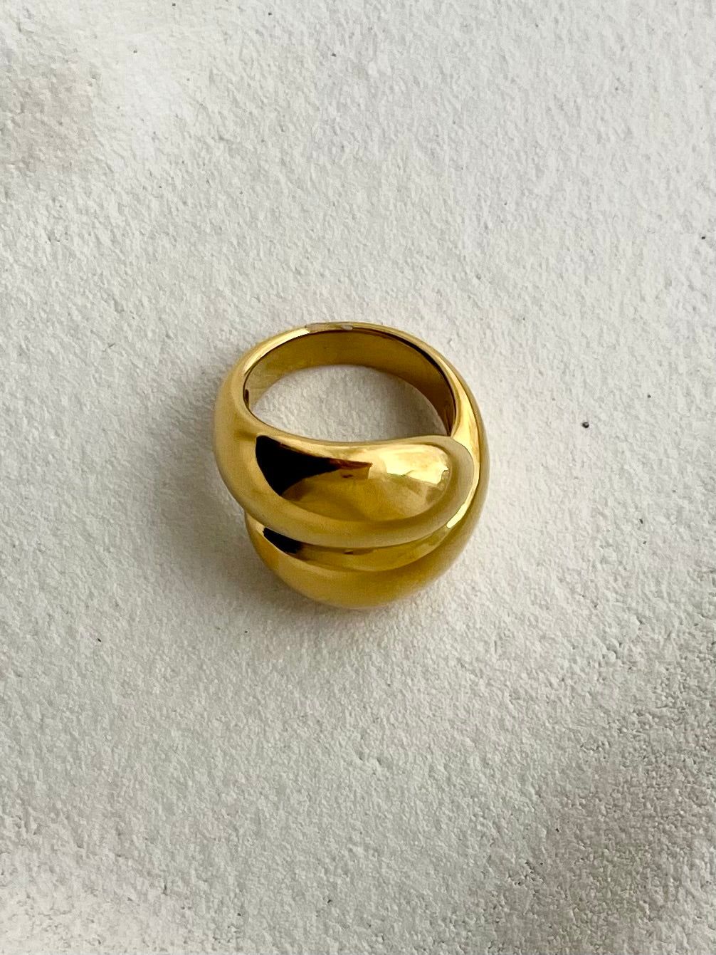 18K Gold Plated Embrace Ring