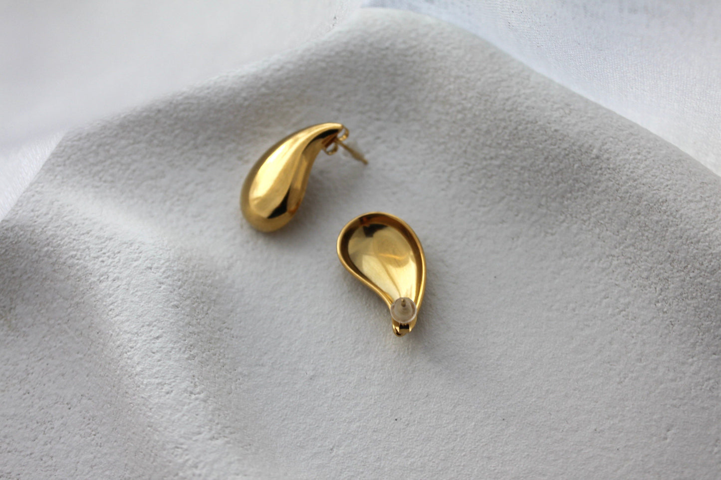 18K Gold Plated Water Drop Earring