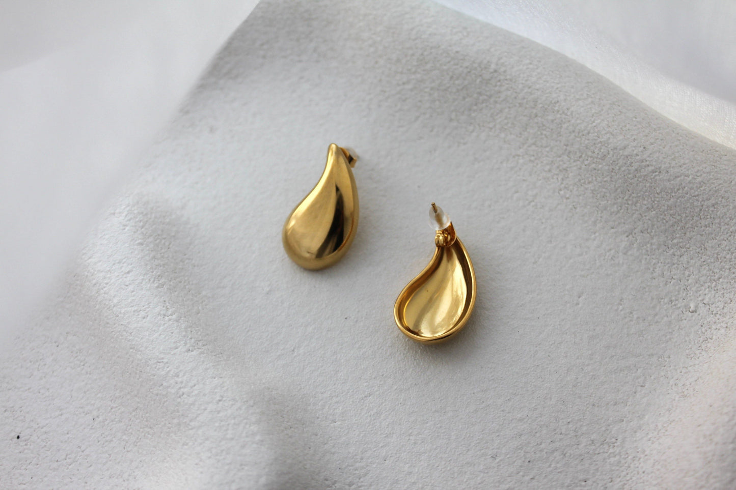 18K Gold Plated Water Drop Earring