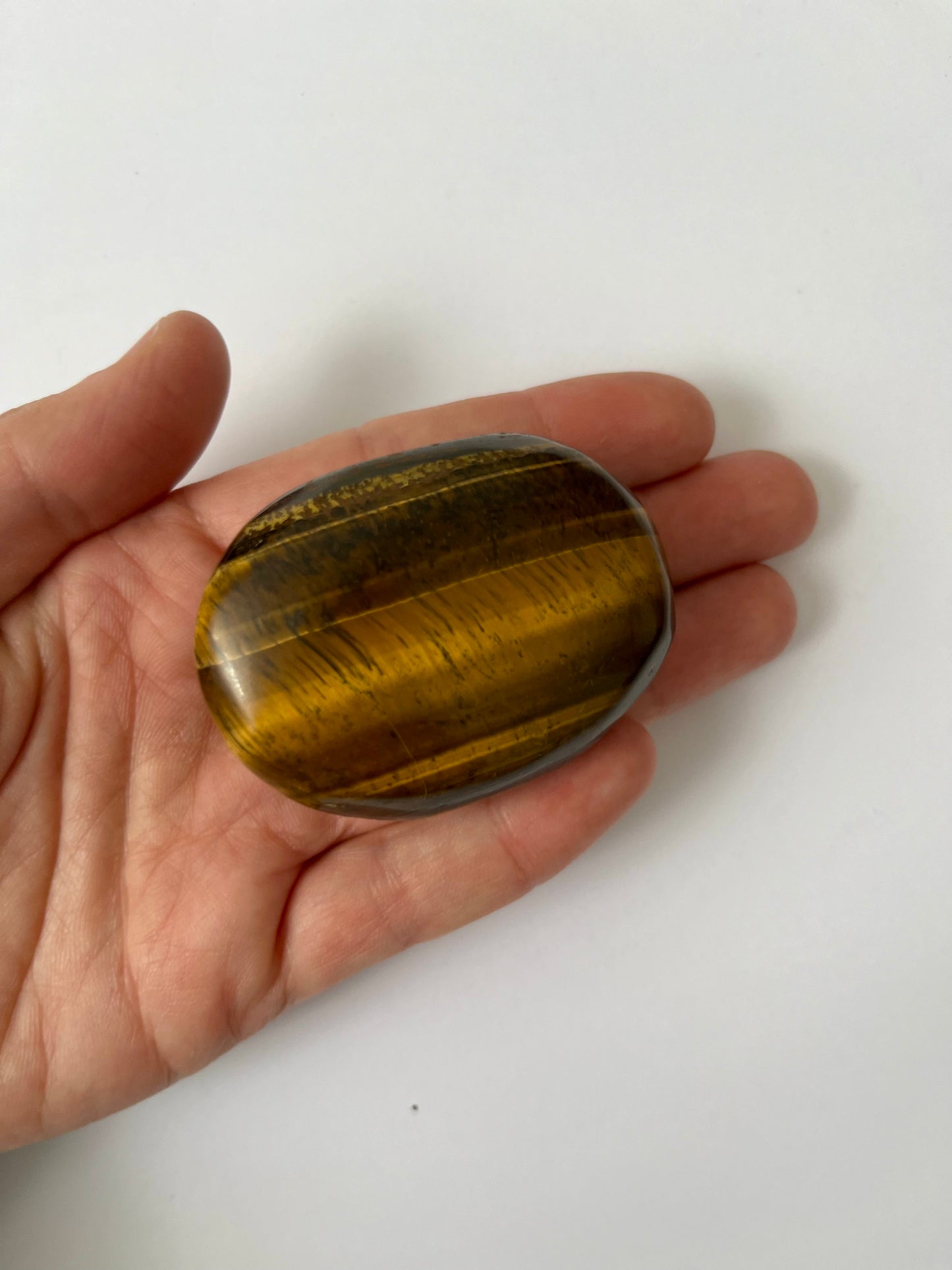 Tiger’s Eye Palm Stone