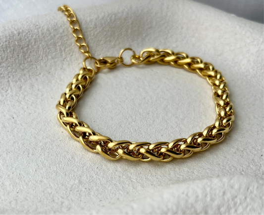 18K Gold Plated Chain Bracelet