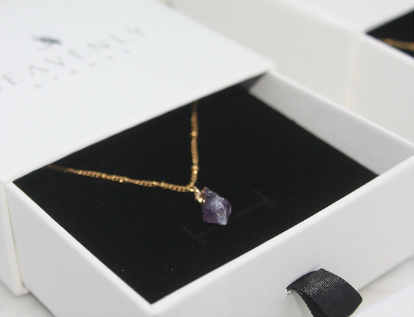 18K Gold Plated Amethyst Necklace