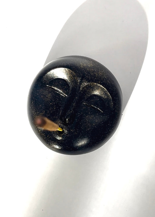 Moon Face Incense Stick Holder