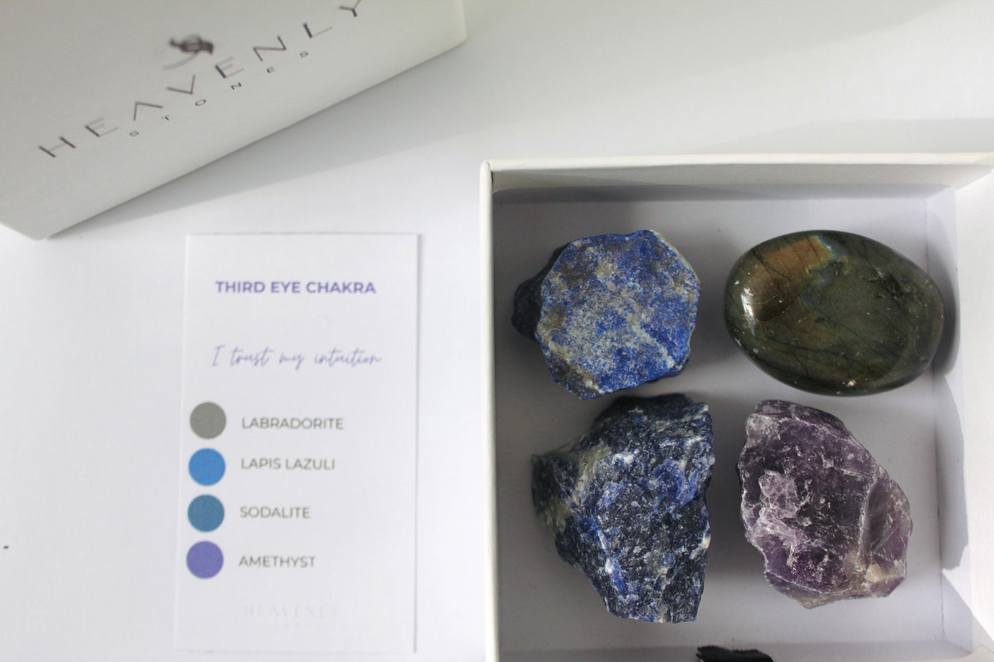 Third Eye Chakra Crystal Box Set | INTUITION