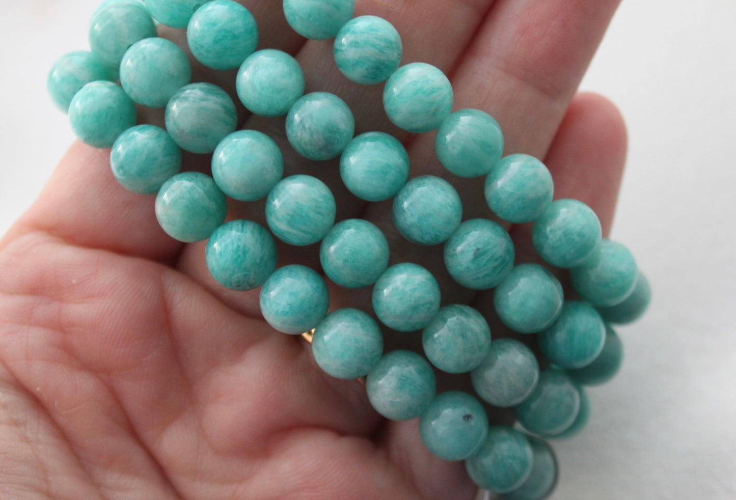 Amazonite 5A Grade Crystal Bracelet