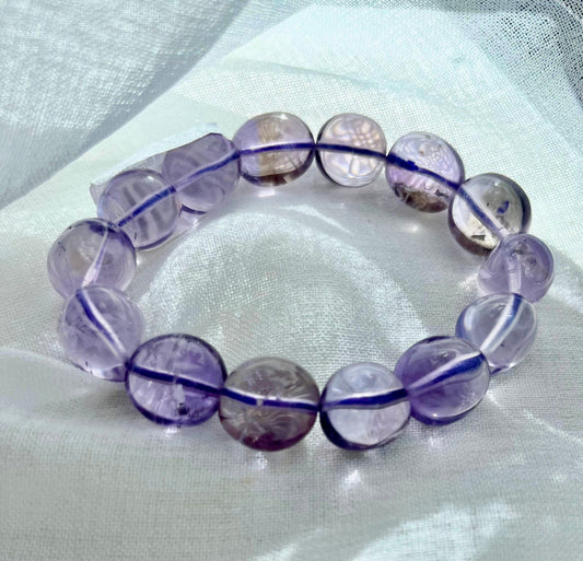 Amethyst AA Grade Crystal Bracelet