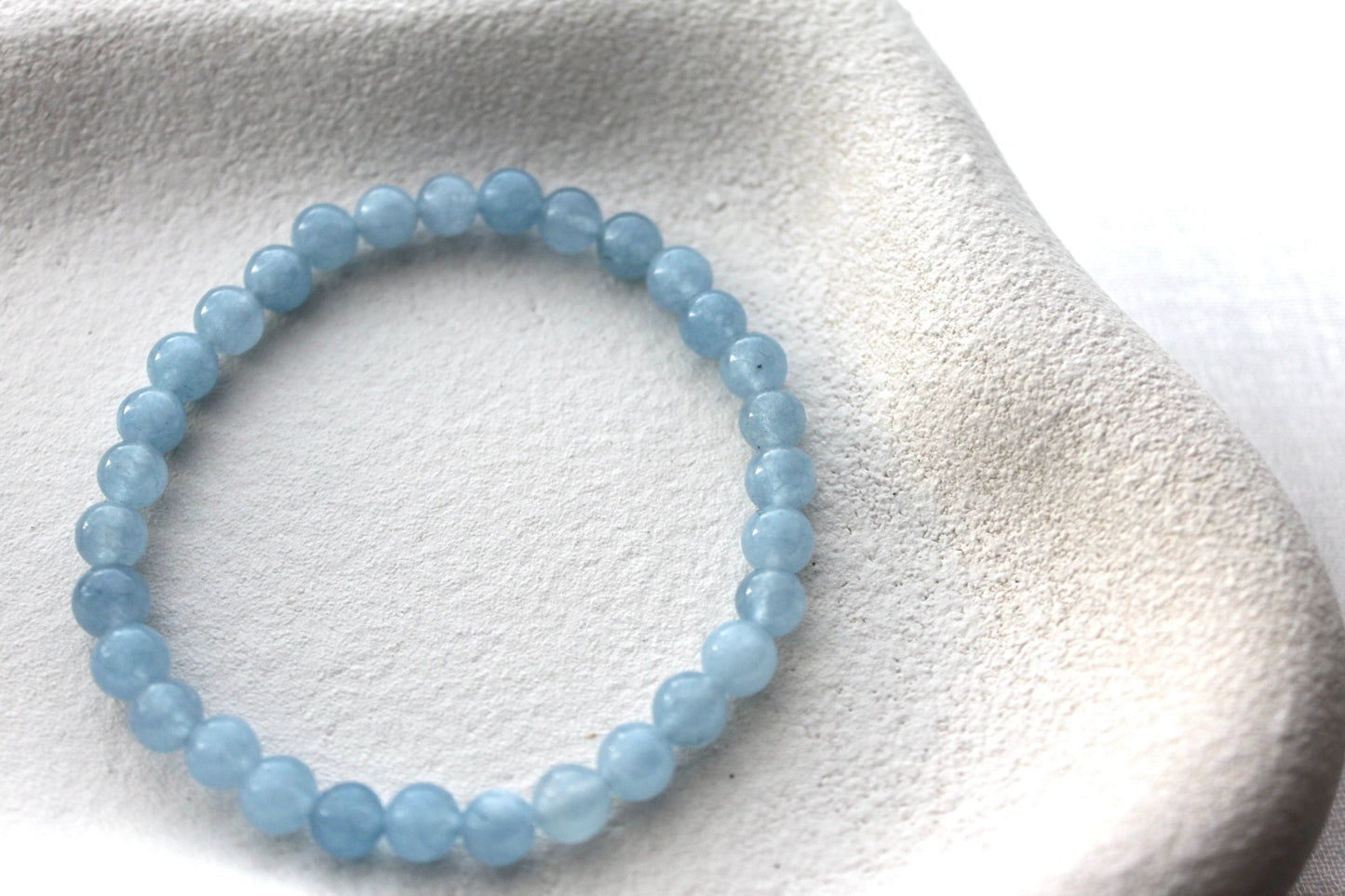 Aquamarine Crystal Stone Bracelet