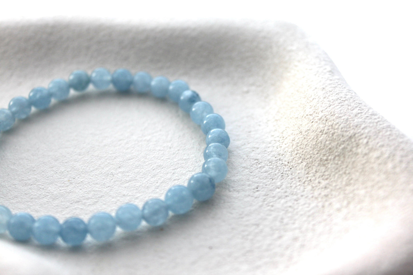 Aquamarine Crystal Stone Bracelet