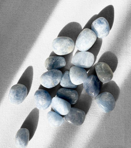 Blue Calcite Tumble