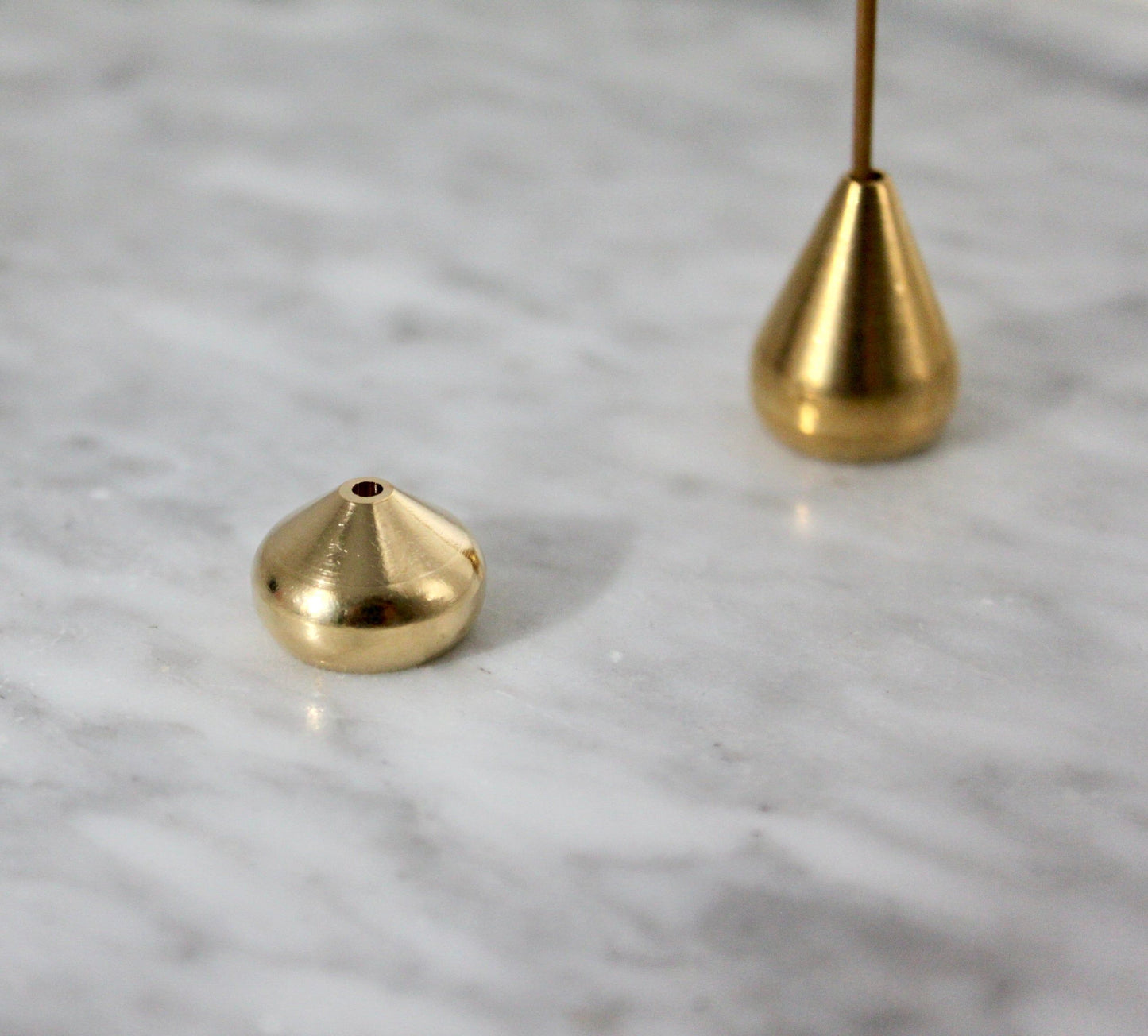 Brass Incense Stick Holder - Gold Waterdrop