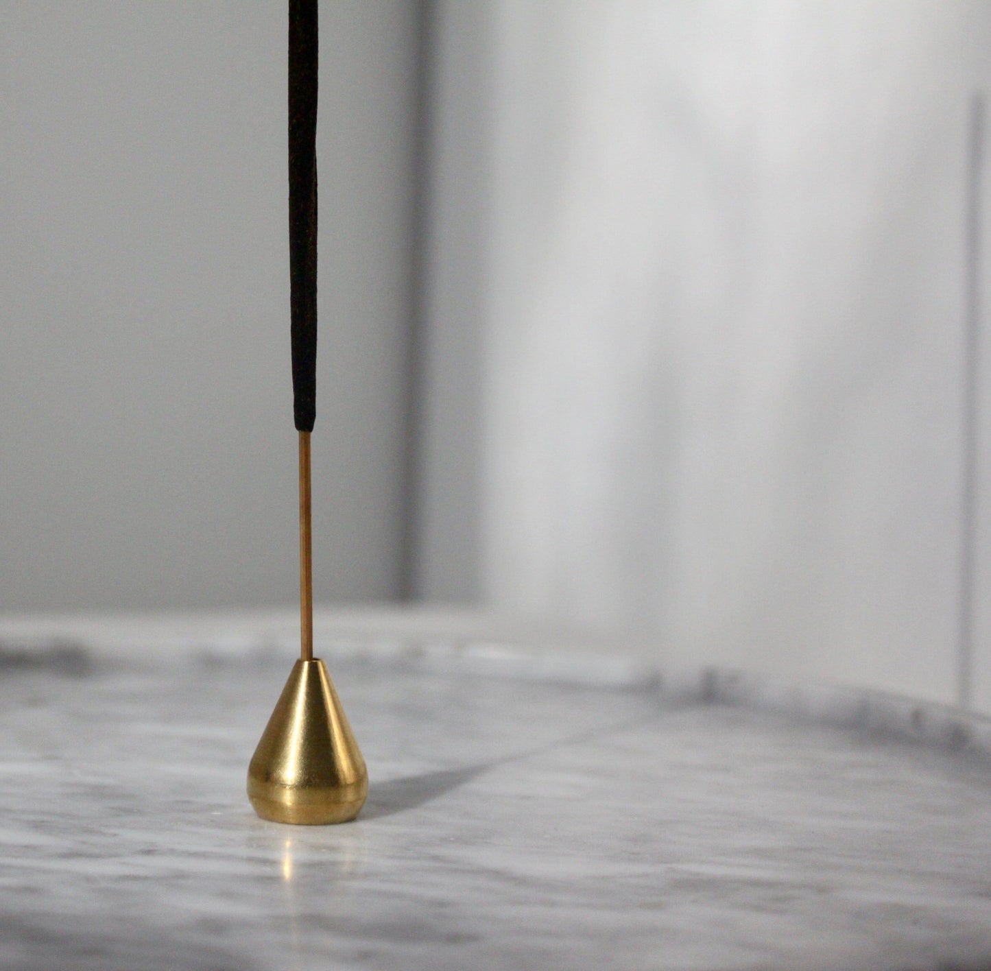 Brass Incense Stick Holder - Gold Waterdrop