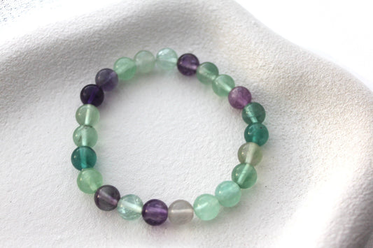 Candy Fluorite Crystal Bracelet