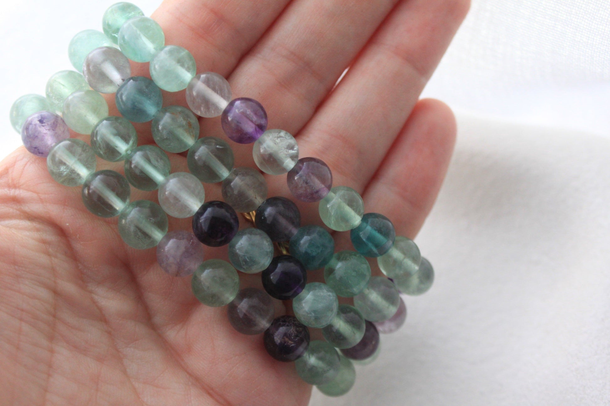 Candy Fluorite Crystal Bracelet