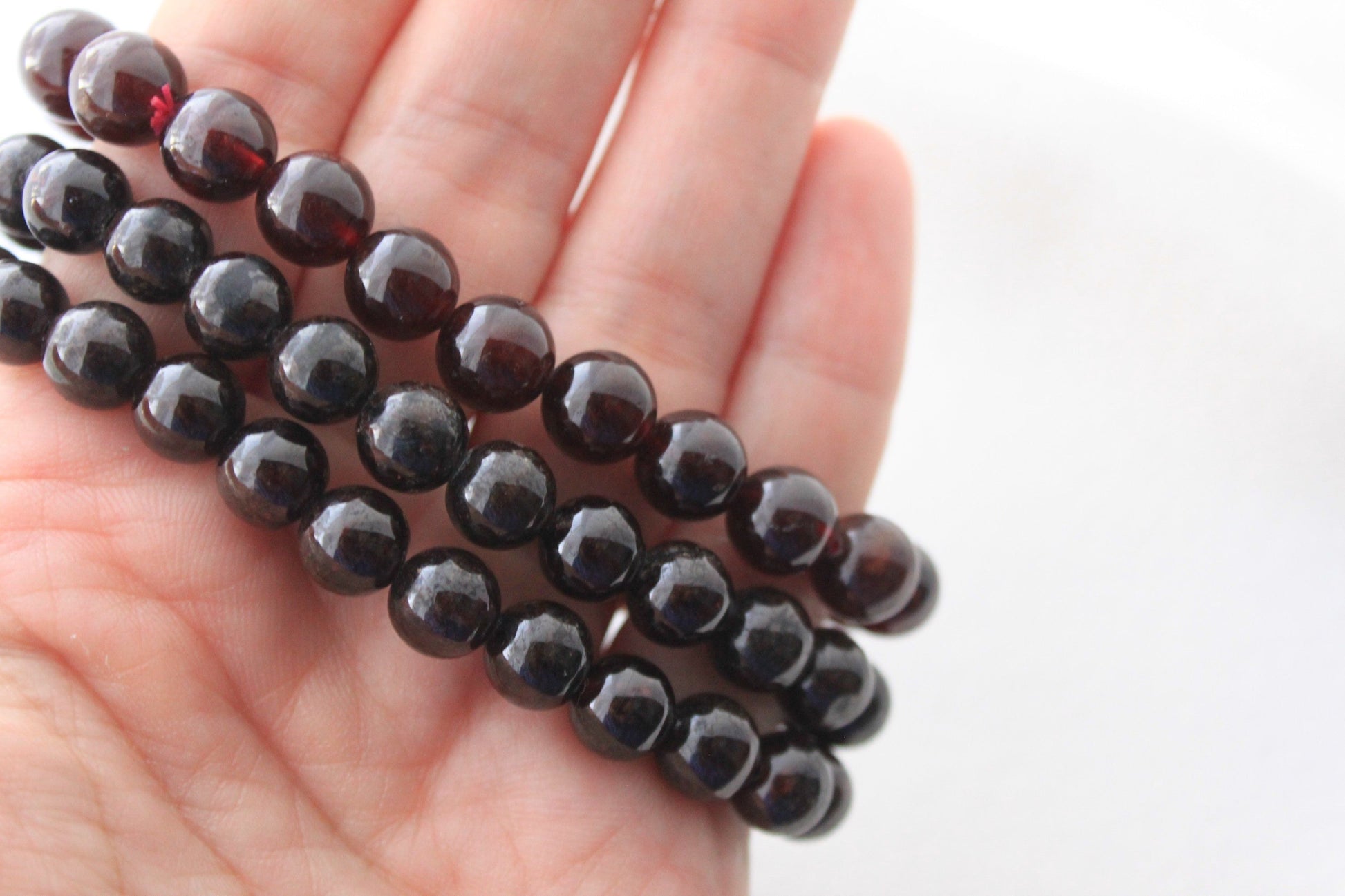 Garnet Crystal Bracelet