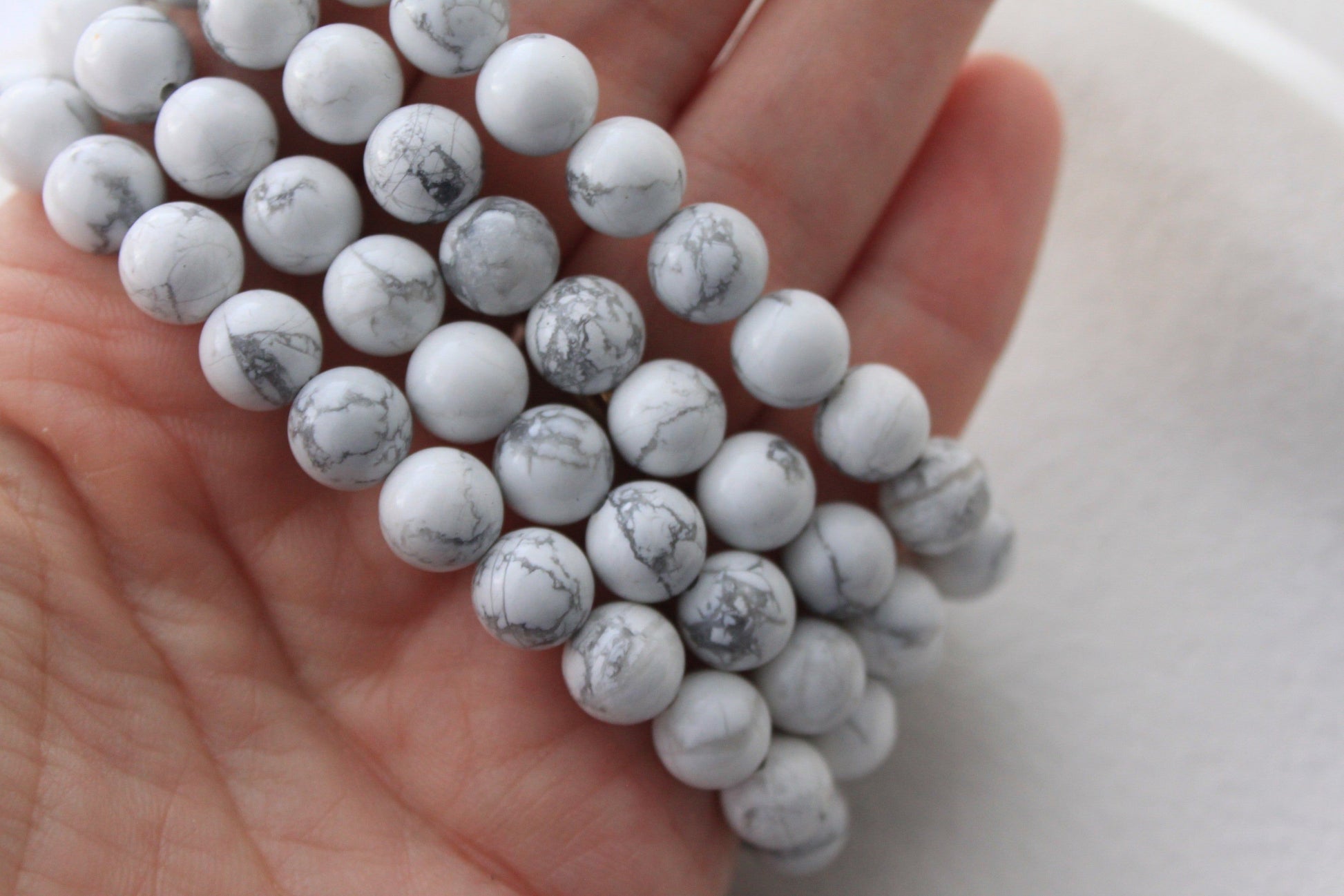 Howlite Crystal Bracelet