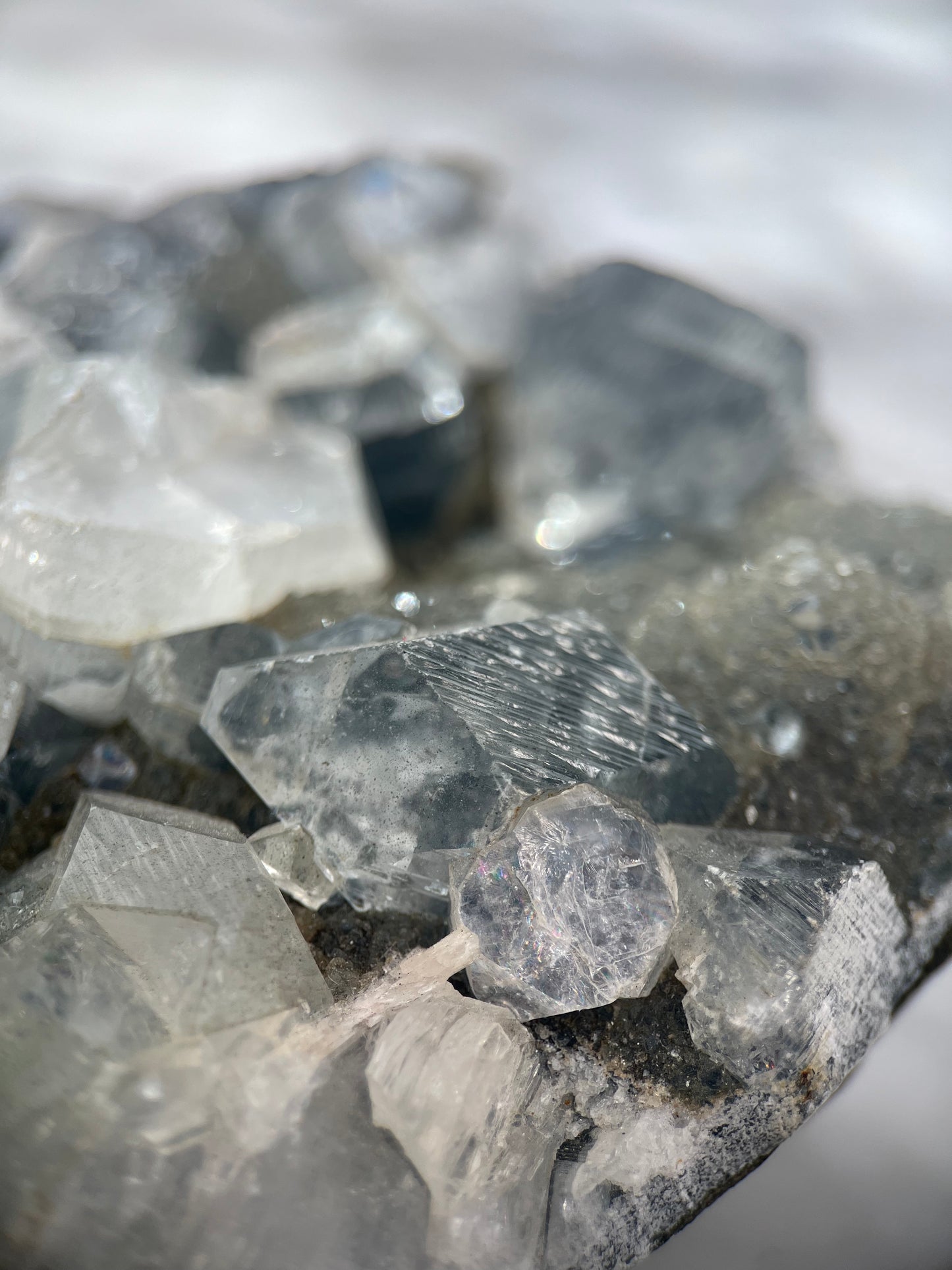 Apophyllite Cluster 926g