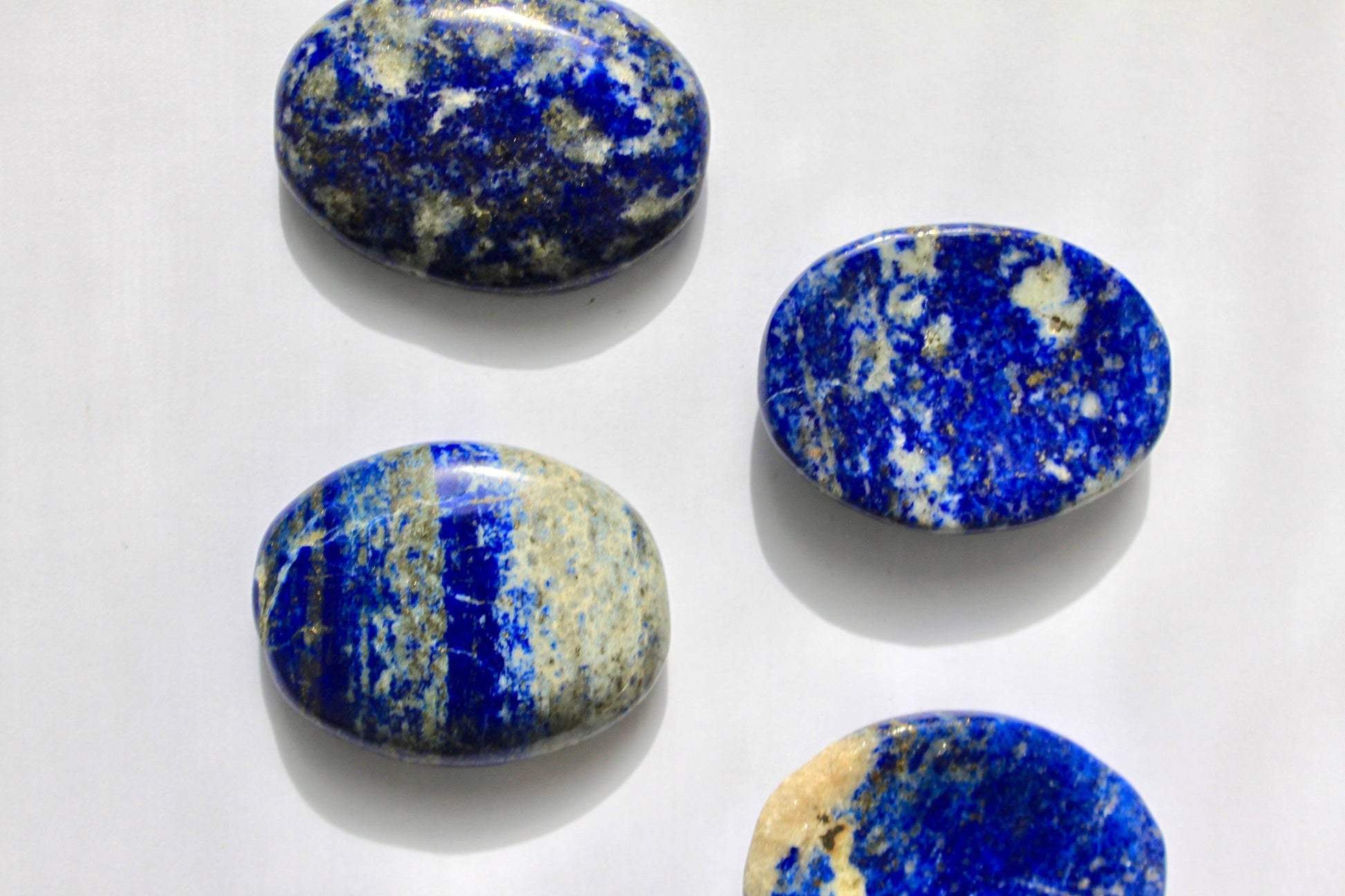 Lapis lazuli worry stone