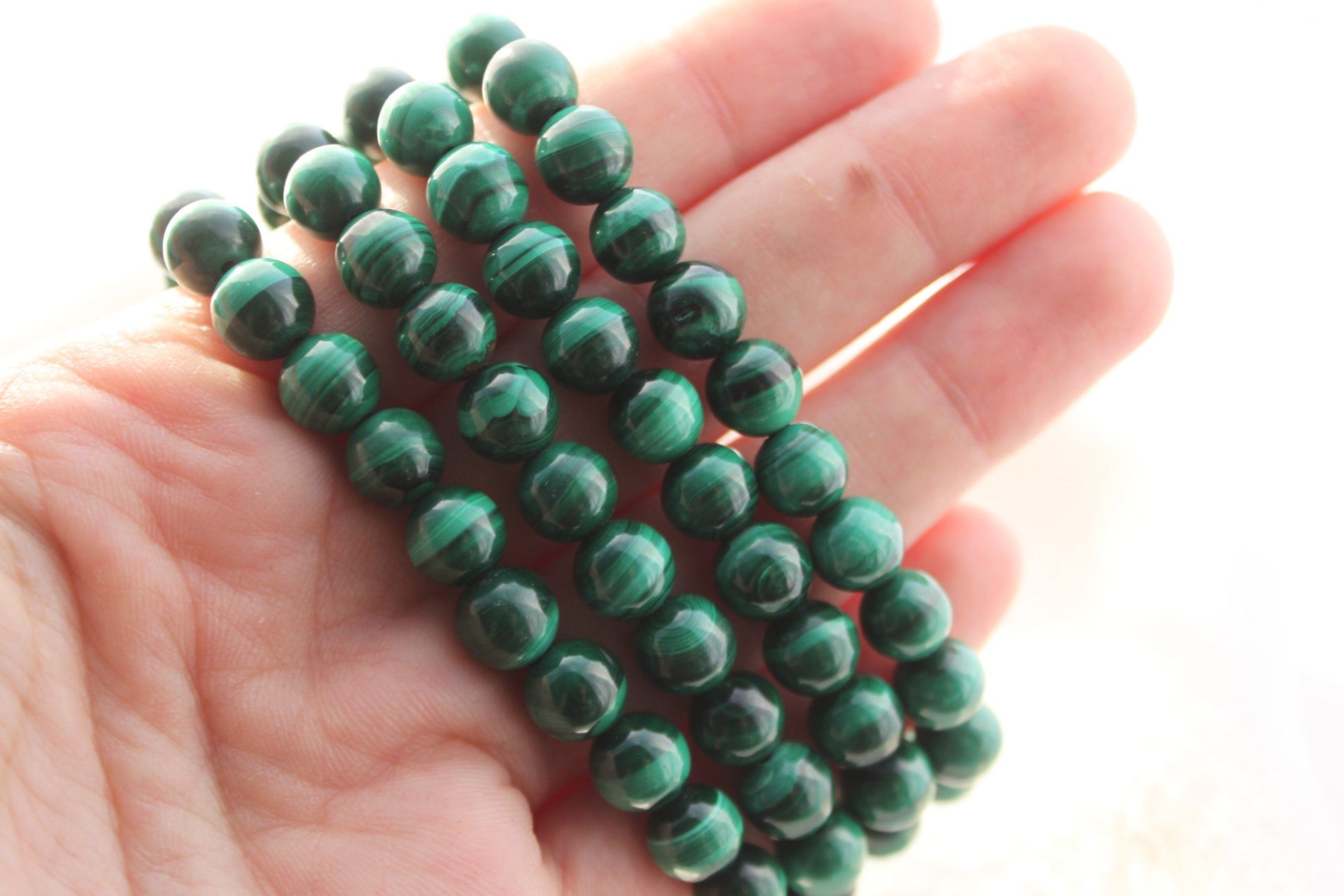 Malachite Crystal Stone Bracelet