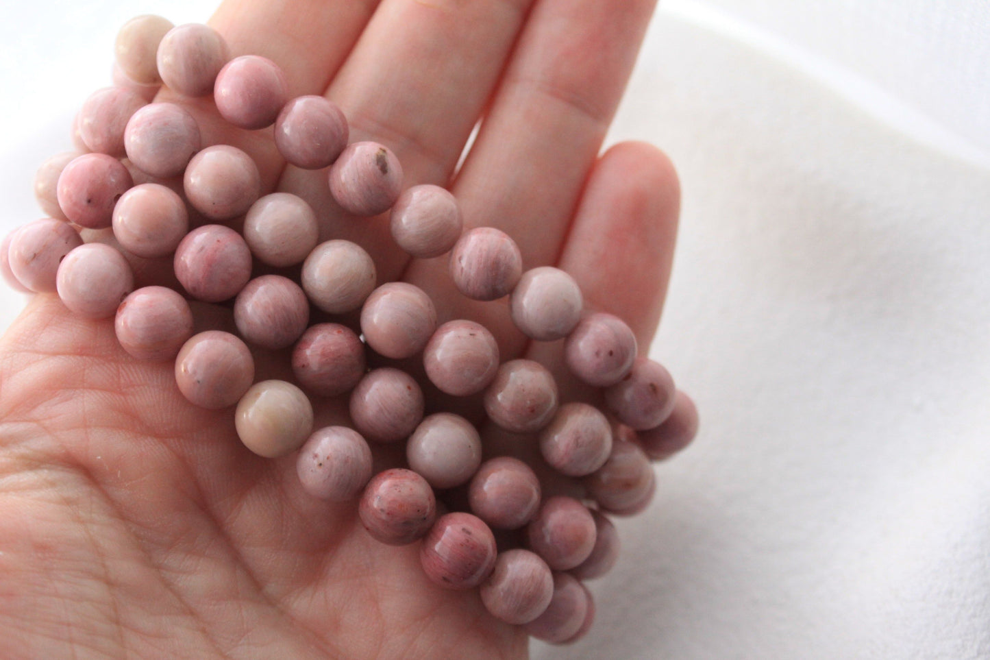 Rhodonite Crystal Bracelet