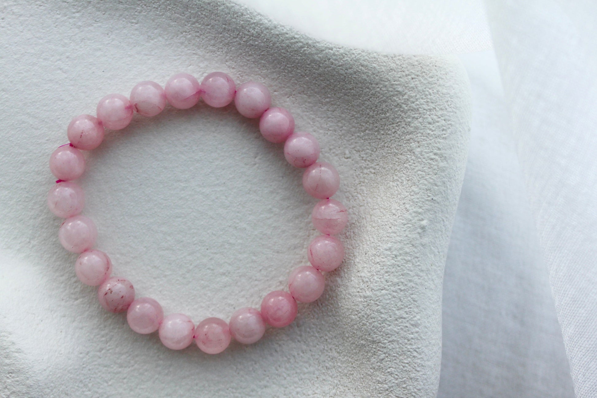 Rose Quartz Crystal Bracelet