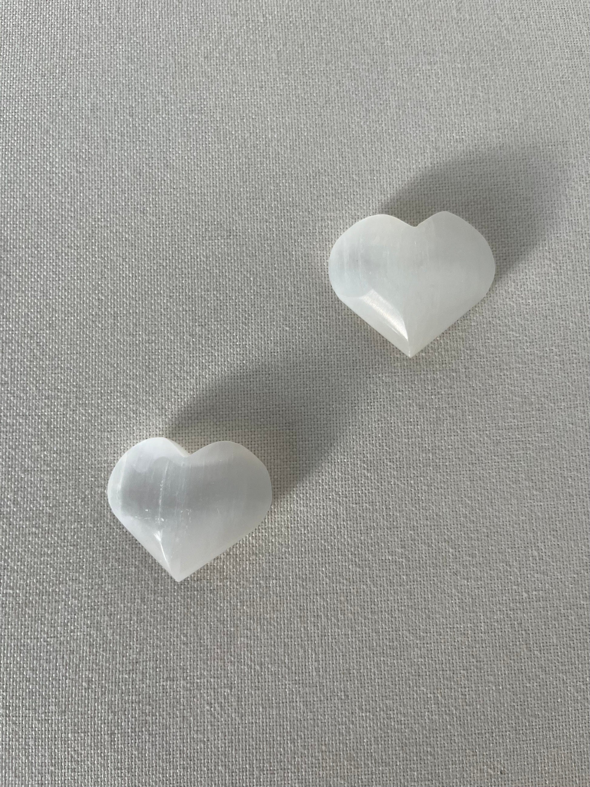 Selenite Heart