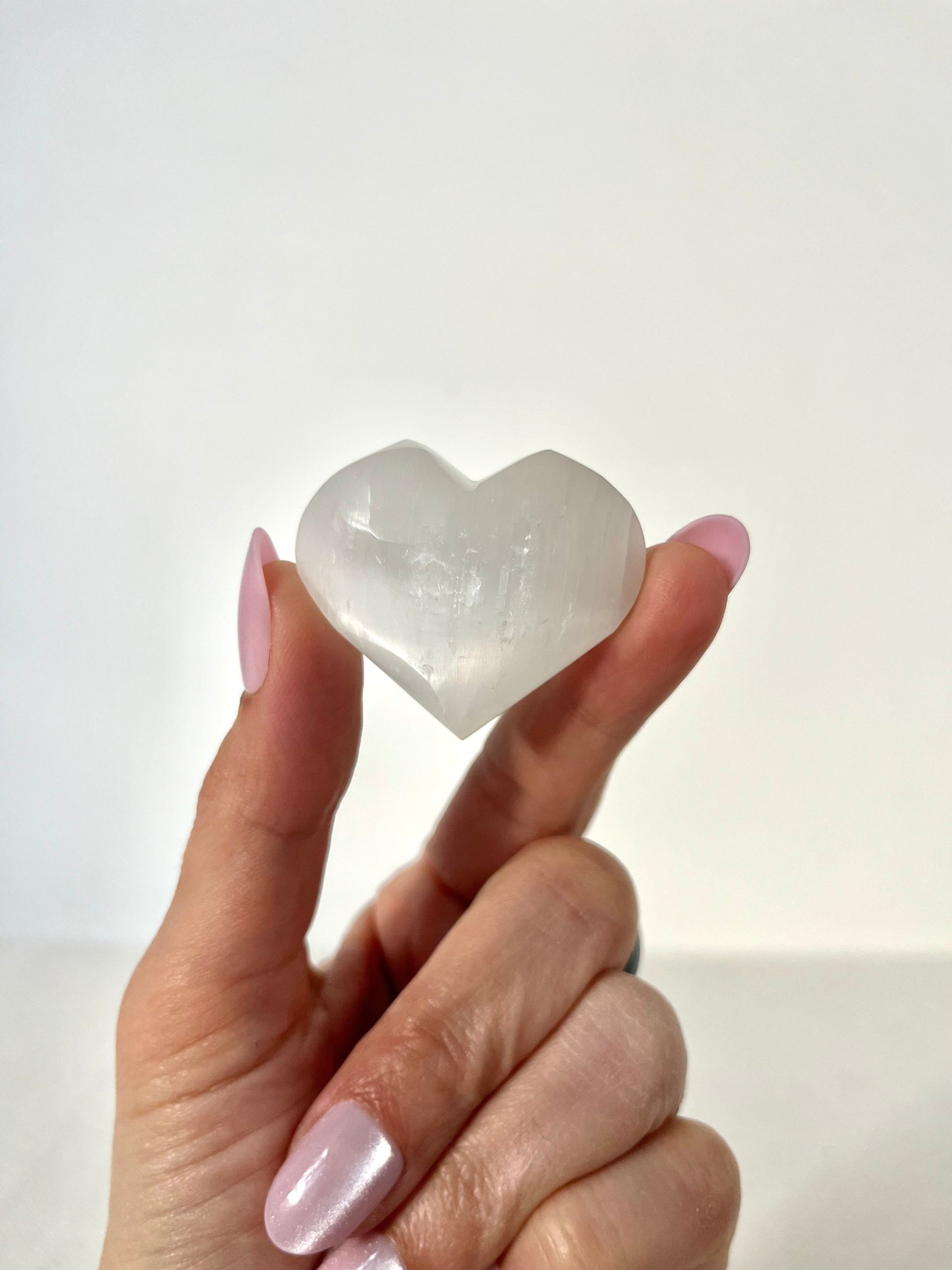 Selenite Heart