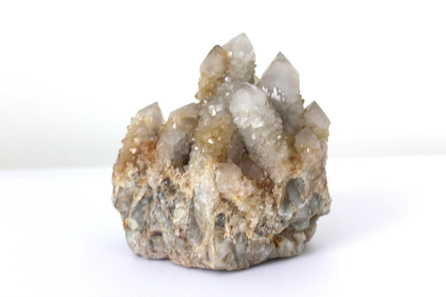 Spirit Quartz Citrine Cluster