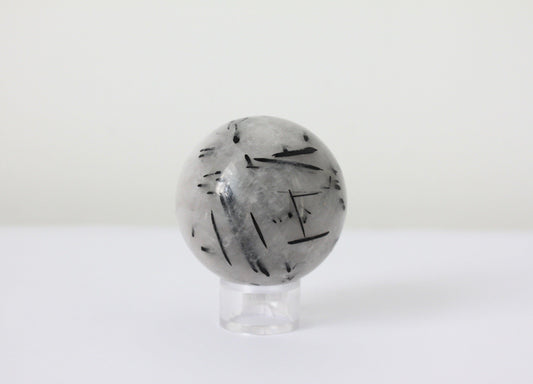 Tourmalinated Quartz Sphere #3 414g